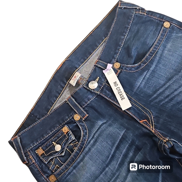 True Religion Denim  BIG BILLY T Stitch Bootcut Jean Men's  Size 36, Like New. - Picture 10 of 15